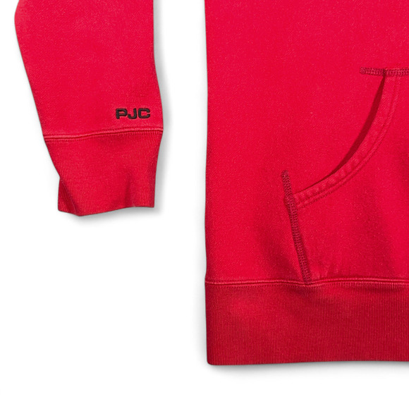 Vintage Polo Jeans Company Sweater Adult LARGE Red Ralph Lauren Hoodie 67 90s - Picture 7 of 11